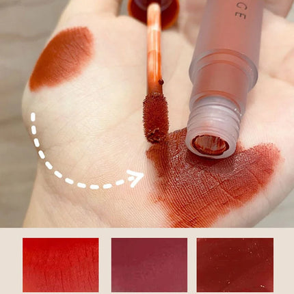 1Pc HERORANGE Velvet Matte Lip Mud Lip Glaze Easy To Apply Waterproof Non Smudging Long Lasting Non Stick Cup Cosmetic