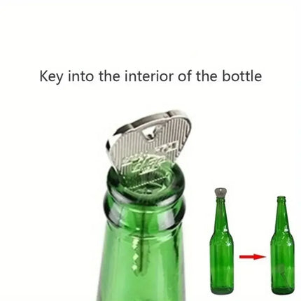 Folding Key Through Bottle Magic Trick Ring Penetration Gimmick Magic Prop Fun Magic Toy Easy to Play Gift for Kids Adults Party