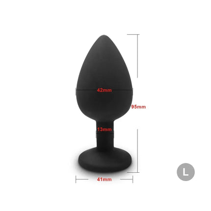 Soft Silicone Anal Butt Plug Unisex Sex Toys Men Prostate Massager Adult Gay Ass Stuffed Anal Trainer Massager for Couples