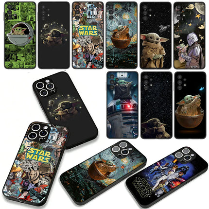 Cover for Samsung Galaxy A36 A17 A26 A07 A35 A54 A53 A13 A33 A34 S8 S9 S20 S21 FE S10 Plus Phone Case Stars Wars baby Yoda