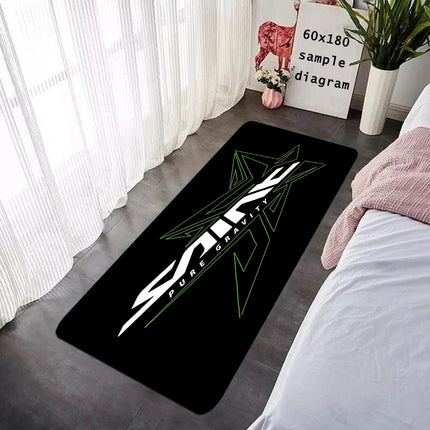 Interior Floor Mat Doormat B-Shimanos Non-slip Foot Rug for Entryway Kitchen Balcony Carpet Bedroom Bedside Mats Home Decoration