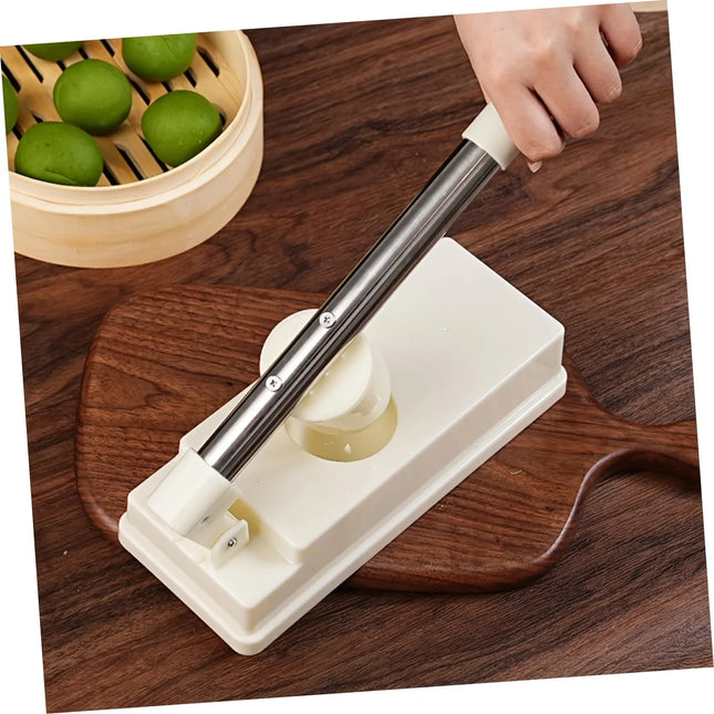 Hand Press Sweet Green Rice Balls Skin Molds Non-stick Efficient Dumpling Skin Wrapper Mold Labor-saving Oval Dough Press Maker