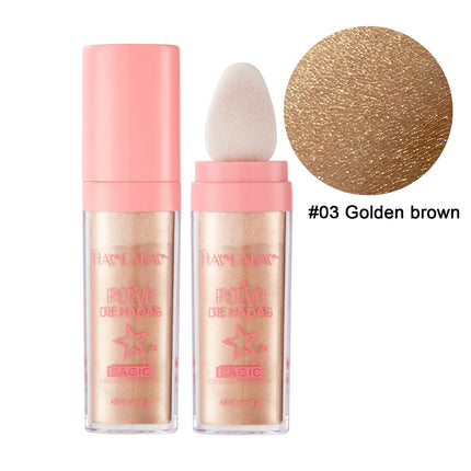 3 Color Fairy Powder Stick Highlighter Contour Makeup Illuminator Glitter Shimmer Brightening Face Beauty Creamy Blendable