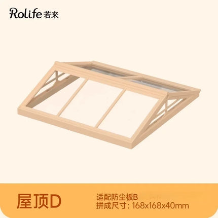 Rolife Super World Cake Shop DIY Houses Building Blocks Assembling Toy Models DIY House Decorations Christmas Birthday Gifts
