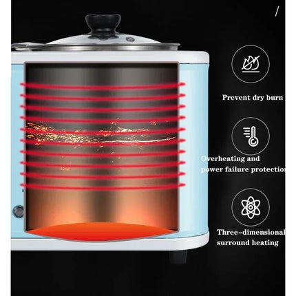 New BLY-ZA02 4 In 1 Breakfast Machine  Egg Tart Yolk Pastry Baking Machine Steak Pancake Machine 220V/600W Bread Oven