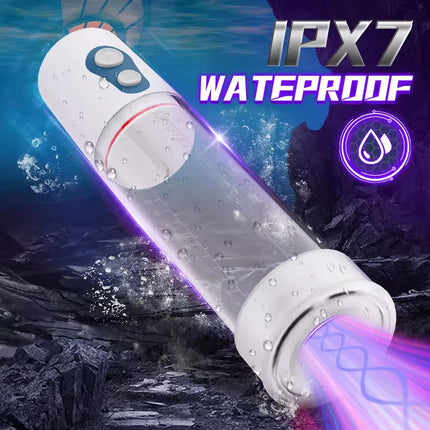 Electric Penis Pump Penis Enlarger Vacuum Pump Sex Toys for Male Masturbator  Blowjob  Sucking Enlargement Lasting Trainer Adult