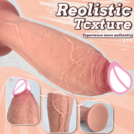 3 Sizes Realistic Dildo Anal Toy Butt Plug Huge Knot Penis Soft Fake Dick With Suction Cup Sex Toys For Woman Vagina Masturbator