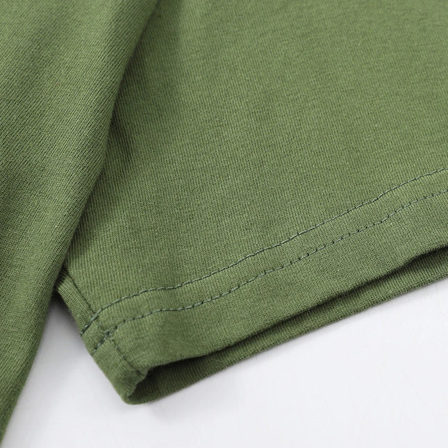 Male Daily Classic Cotton Tees S-2XL All-Match Casual Short Sleeve Basics Simple Beach Tee Shirts Soft Breathable Sportswears