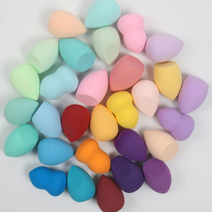 Make-Up Eggs 3-5-10-15-20-30-50 Pack, Color and Shape Random Foundation Beauty Sponge Blend, Liquid, Cream and Powder Flawless,