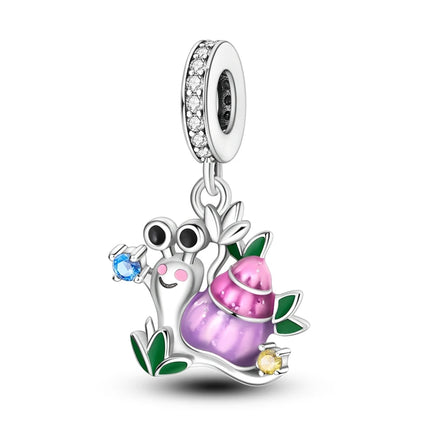 Charms 925 Sterling Silver Cute Cat Collection Charms Beads Paw Print Pendant Beads Fit Original DIY Bracelet Gift Women Jewelry