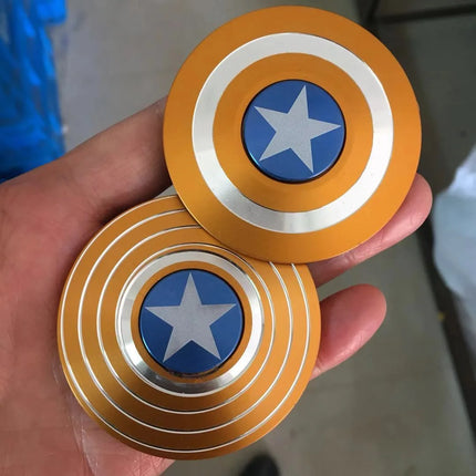 Finger Spinner Shield Aluminum Alloy Fidget Spinner Stress Relief Toy Spinner