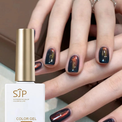 15ml Marine Cat Eye Gel Nail Polish, UV Nail Gel, DIY Nail Art Charm, Y2K Style Nail Art
