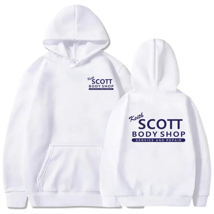 Tree Hill Hoodie Keith Scott Body Shop Hoodies Unisex Sweatshirts Autumn Winter Fleece Hooded Pullovers Graphic Sudadera Mujer