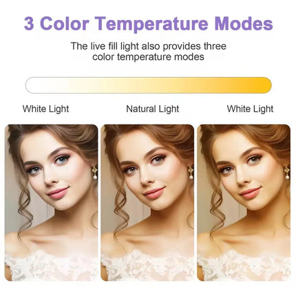 LED Video Light With Professional Tripod Stand Remote Control Dimmable Panel Lighting Photo Studio Live Photography Fill-in Lamp