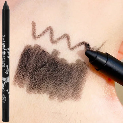 7 Colors Colorful Glitter Gold Eyeliner Pen Lasting No Fade Color Women Not Blooming Matte Eye Liner Gel Pen Makeup Cosmetics
