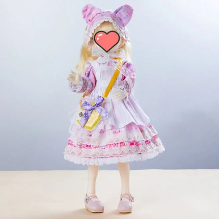 Fashion 30cm Doll in Costume Cloth Accessories Sweet 30cm Doll Dress Set Colorful Cute 30cm Doll Dress Clothes Girls Toy