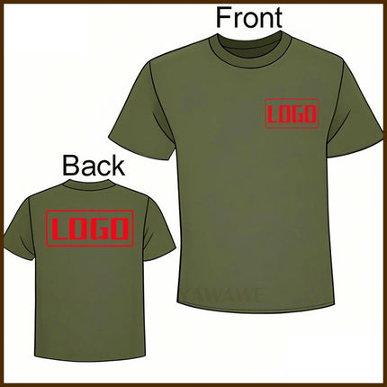 For man Text here Fashionable summer t shirt Custom Design Here Short Sleeve Daily Wear Tailor-made Oneck Rock tees Personalized
