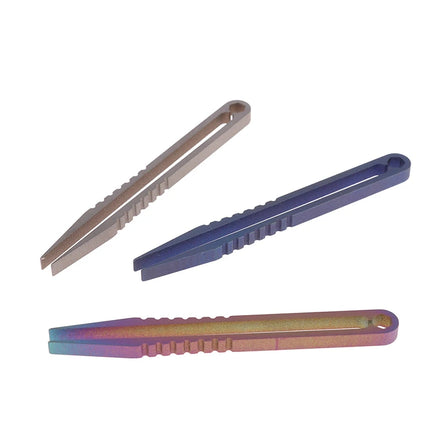 2 Sizes TC4 Clip Titanium Tweezers Pick Up Clamping EDC Multipurpose Gadget Professional Camp Outdoor Pocket Maintenance Tool