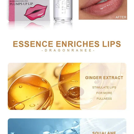 Instant Volumising Lip Plumper Oil Enhancer Lip Gloss Plumping Serum Moisturizing Anti-Wrinkle Lipstick Sexy Lip Care Makeup