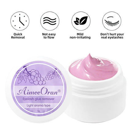 5g Mini Eyelash Extension Remover Cream Quickly And Easily Removes Eyelash Extension Adhesive For Lash Extension Sensitive Eyes