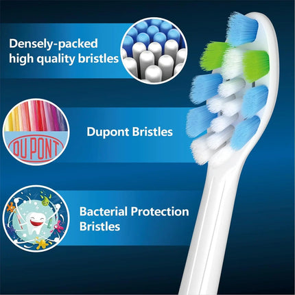 4-16Pack Replacement Toothbrush Heads Compatible with Philips Sonicare Electric Tooth Brush Electric Tooth Brush Refill