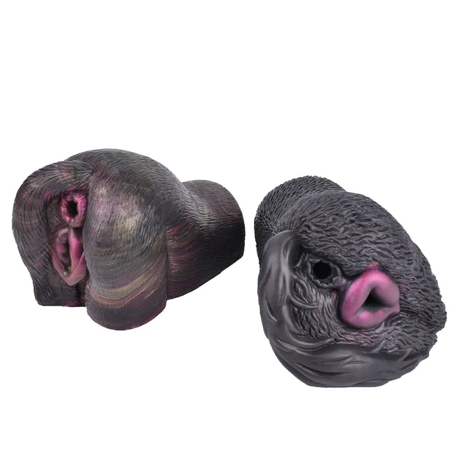 GEEBA Fantasy Male Masturbator Silicone Male Masturbation Sleeve Realistic Vagina Pocket Pussy Inverted Modle Sex Toys For Men