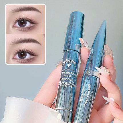 Silk Fiber Black Mascara Waterproof Long Lasting Extension Eyelashes Lengthening Curling Mascara Black Eyelash Makeup Cosmetic