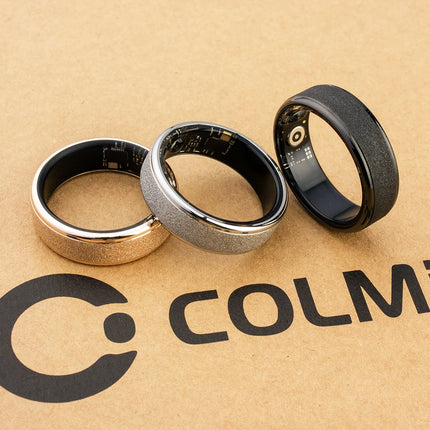 2024 COLMI R10 Smart Ring For Men Women, With Charging Case 39 Days Battery Life, Health and Sleep Monitor, 5ATM Waterproof