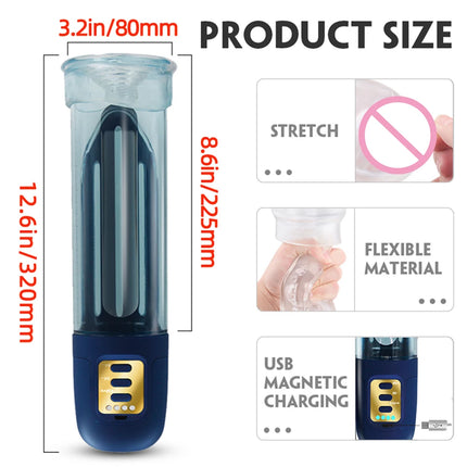 Penis Pump Sex Toys for Men Penis Vacuum Pump Adult Toys Male Masturbators Sexual Stimulation Device for Penispumps for Men