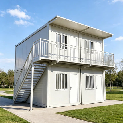 Customized Shipping Container House 40FT Luxury Expandable Modular Home With Complete Bathroom & Kitchen