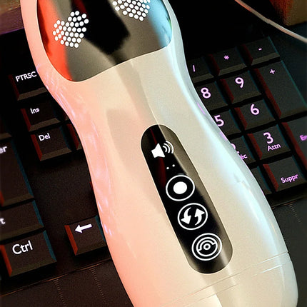 Male Masturbation Cup Automatic Sucking Vibration Oral Sex Real Vagina Blowjob Machine Adult Sex Shop Electric Vibrator