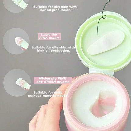 Mild non-irritating Makeup Remover LUCKGO Guava Plant Extract Deep Clean, Moisturizing, Strong Eye Makeup Removal power