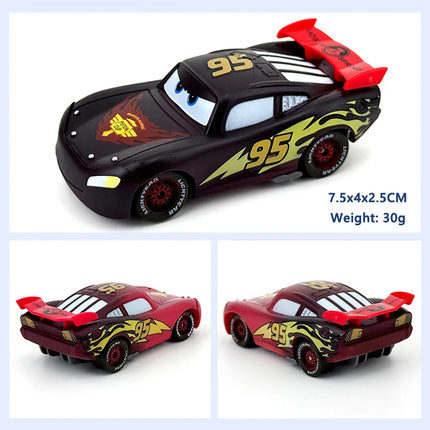 Disney Cars New Generation Color Changing Series Lightning McQueen Dr. Hudson 1:55 Plastic Diecast Model Children's Toy Car