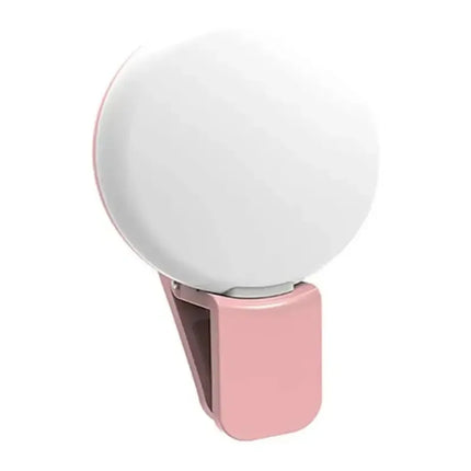 LED Light Mobile Phone Mini Selfie Fill Light Rechargeable 3 Modes Selfie Ring Light Clip-on Brightness Adjustable