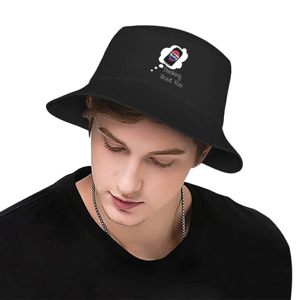 Thinking Bout You Pepsi Max Bucket Hat Panama Bob Hats Outdoor Cool Reversible For Summer Beach Fishing Unisex Fisherman Caps