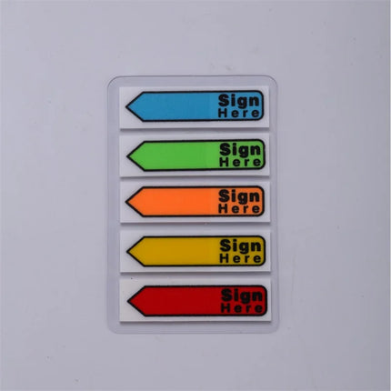 100 Sheets Strong Stickiness Memo Pad, Reusable Sticky Notes Bookmarks for School Office, N-Time Repositionable Stationery, Idea
