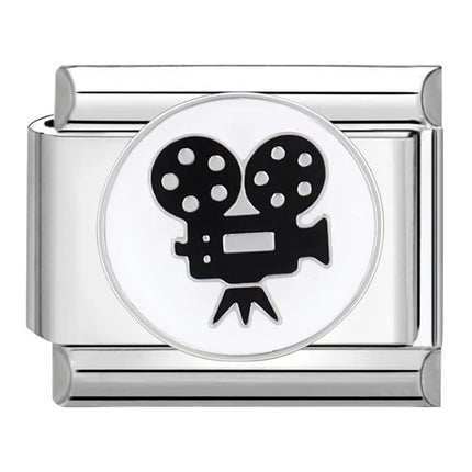 Pandach New Fashion Star Moon Black Cat Owl Lipstick Italian Charms Links Fit 9mm Bracelets Stainless Steel DIY Jewelry Making