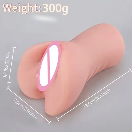 Authentic male sex dolls, male pocket vaginal masturbators featuring a slender, virgin-style vagina and anus