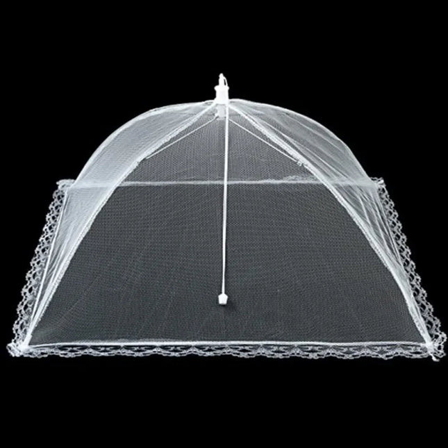 Foldable Mosquito Net Cover Insect-Proof Kitchen Food Lid Table Anti-fly Umbrella Tent Covers Kitchen Food Protection Gadgets