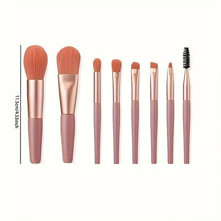 Salim Salim Salim bag with makeup mini brush 8 kinds pmore