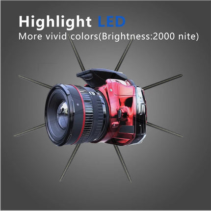 150cm HDMI Holographic Projector for Event Support, 3D LED Fan, Hologram Display, Real Time Live Streaming,