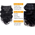Natural Black / 22inches / 120g/Set|China Mainland