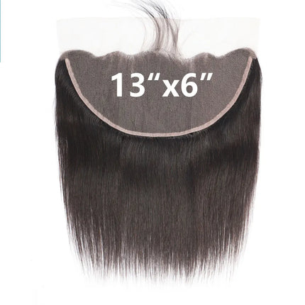 13x6 Lace Frontal Human Hair 4x4 5x5 Lace Closure Human Hair Straight Hair 6x6 Closure Transparent 13x4 Ear to Ear Lace  Frontal