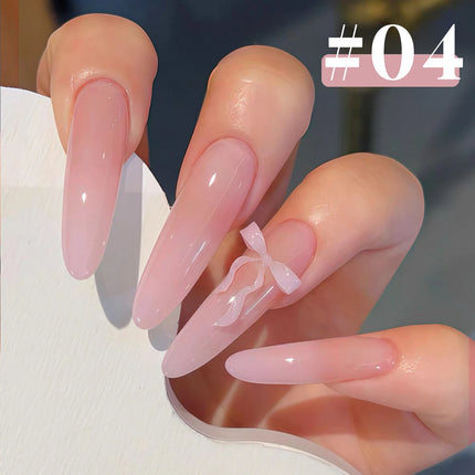 SHAKA 10ml New Popular Ice Pink Nail Gel Polish Set Semi Permanent Nail Art Soaking UV LED Nail Salon DIY Nail Salon Gel 4 sold