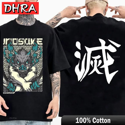 Demon Slayer T Shirt Nezuko Tshirt Women Kimetsu No Yaiba Top Tees Japanese Anime Tanjirou Kamado Tops Manga Harajuku T-shirt