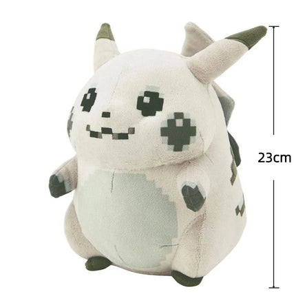 Initial Pikachu Plush Toys Pokemon 30th Anniversary Commemorative Edition Pixel Art Style Pikachu Stuffed Doll Exquisite Gifts
