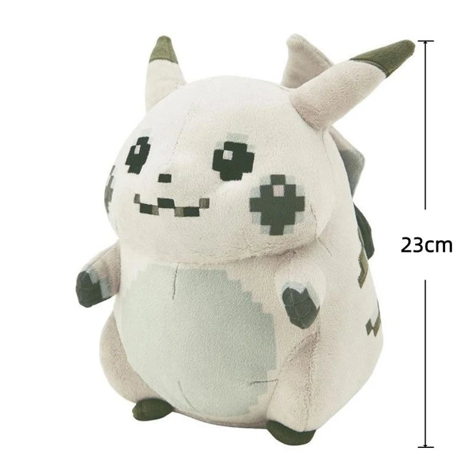 Initial Pikachu Plush Toys Pokemon 30th Anniversary Commemorative Edition Pixel Art Style Pikachu Stuffed Doll Exquisite Gifts
