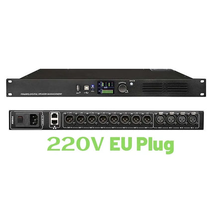 Paulkitson DA48 Professional Digital Audio Processor 4In 8Out DSP Audiophile Effect Equipment With FIR Speaker Management System