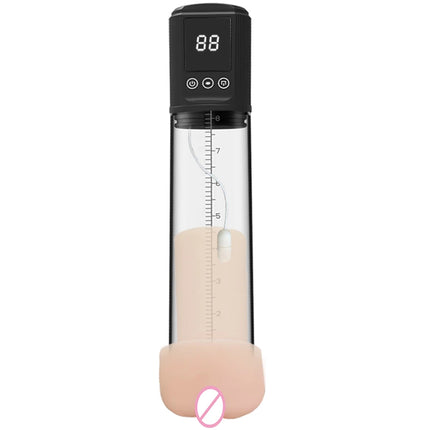 Electric Penis Pump Male Masturbator Delay Endurance Trainer Sucking Vacuum Pump Thicken Enlargement Adult Sex Toy for Men 18+