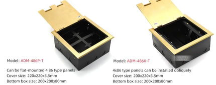 Multi-channel Al alloy Cable Blank Cable Box 16/24/32 Channels for Stage Mobile Audio XLR Male Female Audio Signal Cablebox hole